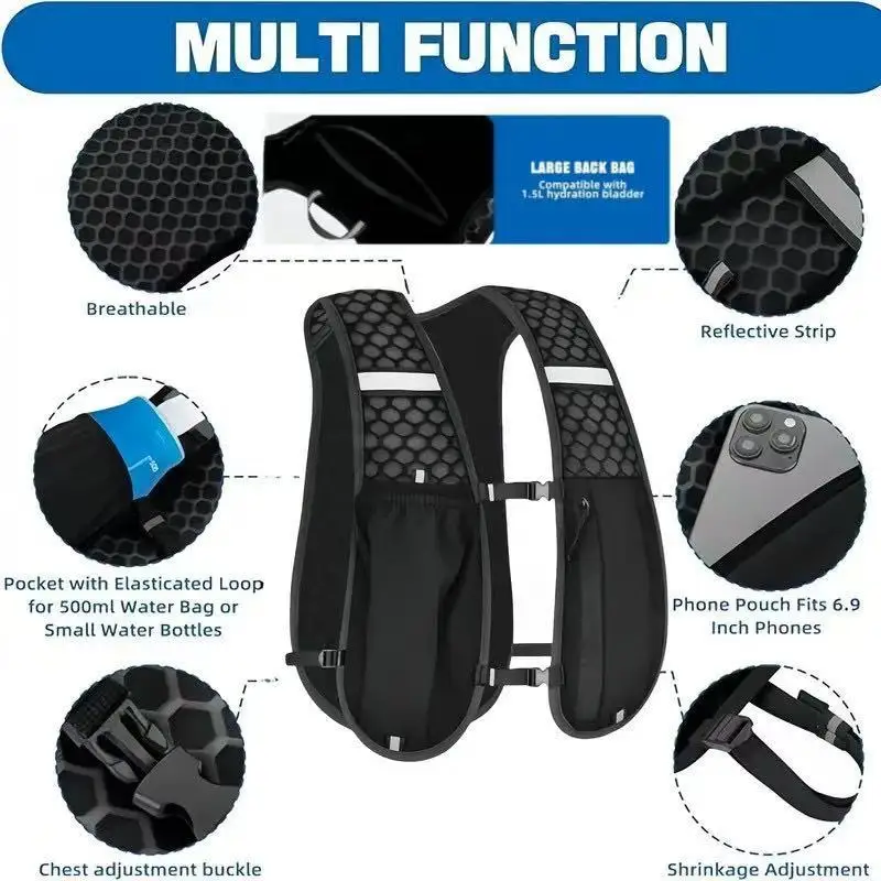 Unisex Water Resistant Breatha - đánh giá và giá Trail Running Vest