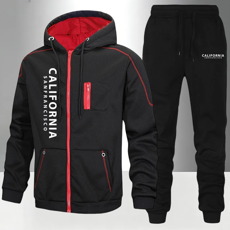 Men's Tracksuit Casual Hoodie  - đánh giá và giá Outdoor Sport Winter Jacket