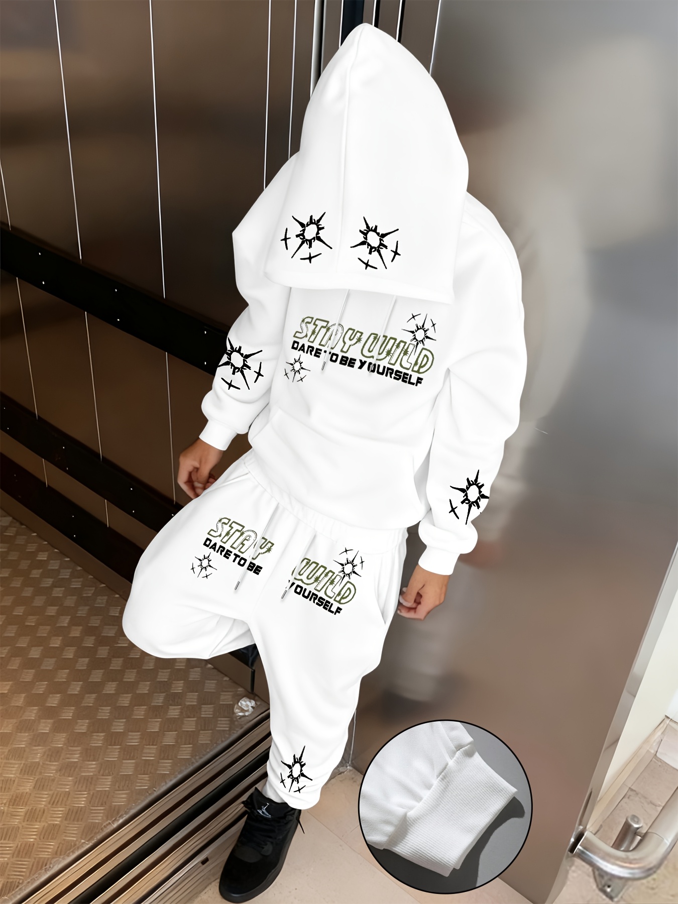 Men Letter Print Drawstring Ka - đánh giá và giá Outdoor Sport Hoodie