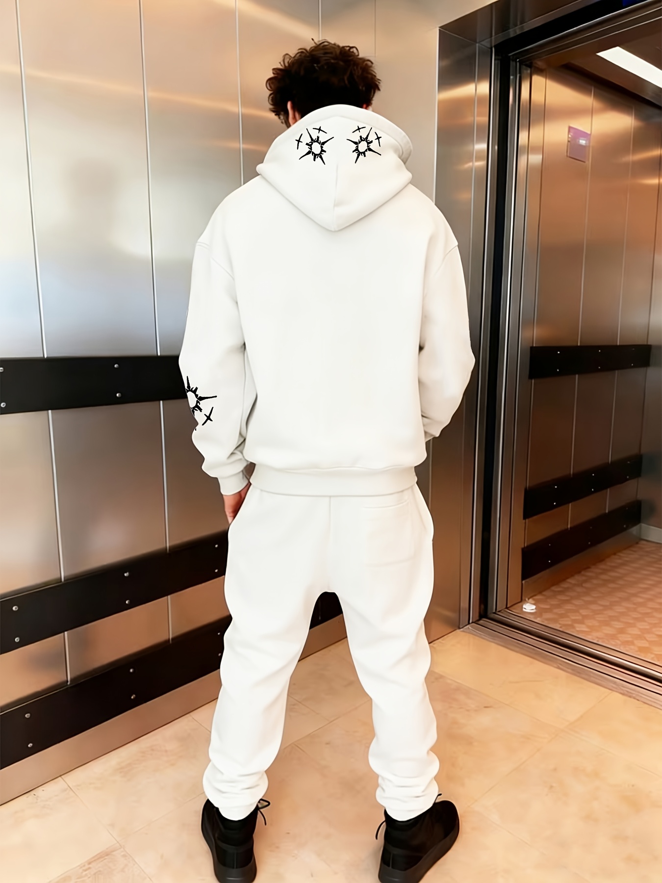 Men Letter Print Drawstring Ka - đánh giá và giá Outdoor Sport Hoodie