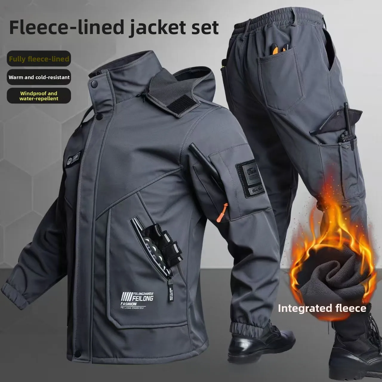 Thickened Fleece Autumn Winter - đánh giá và giá Outdoor Sport Winter Jacket