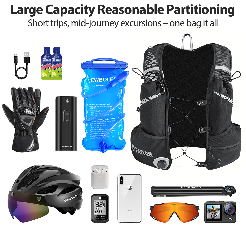 8L Breathable Hydration Vest P - đánh giá và giá Trail Running Vest